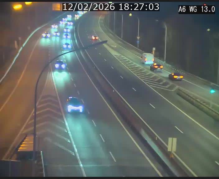 <h2>Traffic live webcam Luxembourg Mamer - A6 - BK 13 - direction Luxembourg/France/Allemagne</h2>