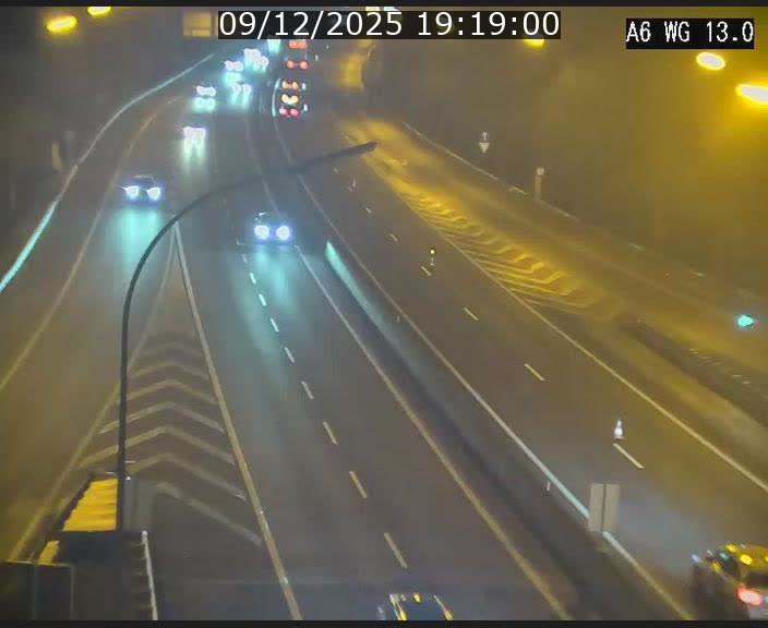 <h2>Traffic live webcam Luxembourg Mamer - A6 - BK 13 - direction Luxembourg/France/Allemagne</h2>