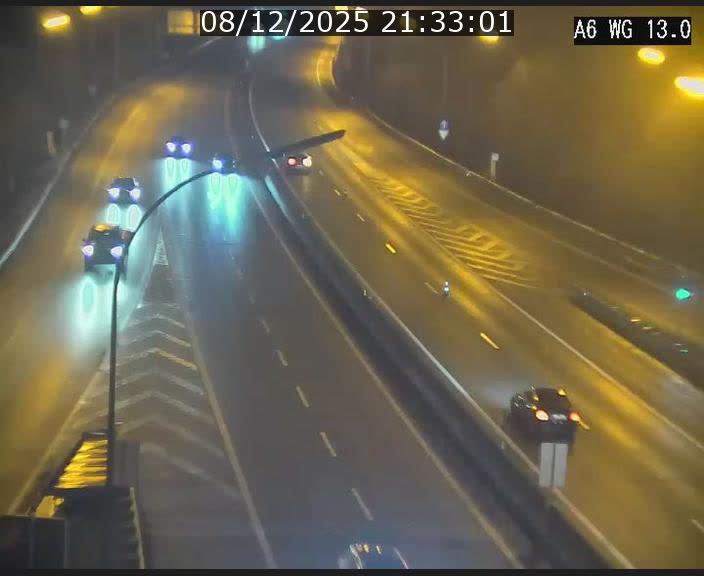 <h2>Traffic live webcam Luxembourg Mamer - A6 - BK 13 - direction Luxembourg/France/Allemagne</h2>