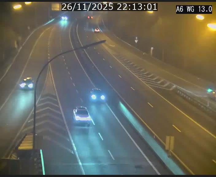 <h2>Traffic live webcam Luxembourg Mamer - A6 - BK 13 - direction Luxembourg/France/Allemagne</h2>