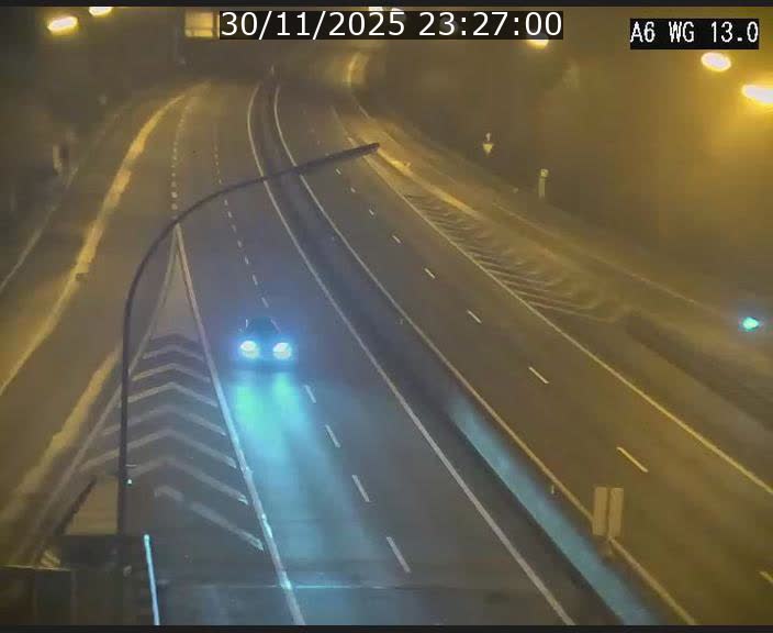 <h2>Traffic live webcam Luxembourg Mamer - A6 - BK 13 - direction Luxembourg/France/Allemagne</h2>