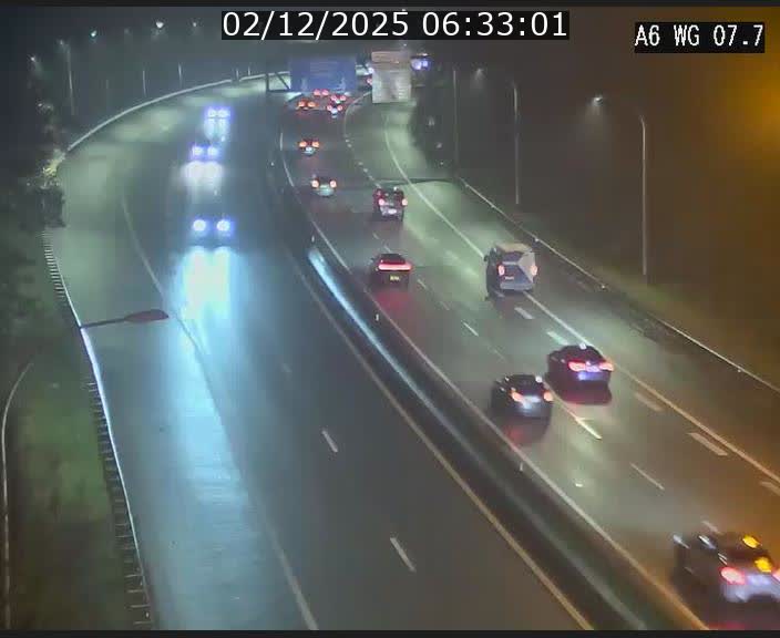 <h2>Traffic live webcam Luxembourg - Bridel - A6 - BK 7.7 - direction Belgique</h2>