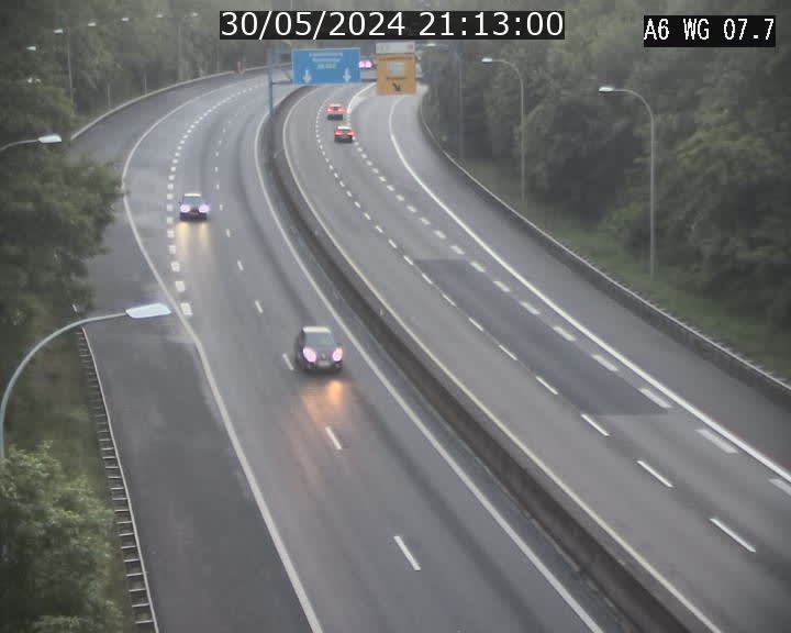 <h2>Traffic live webcam Luxembourg - Bridel - A6 - BK 7.7 - direction Belgique</h2>