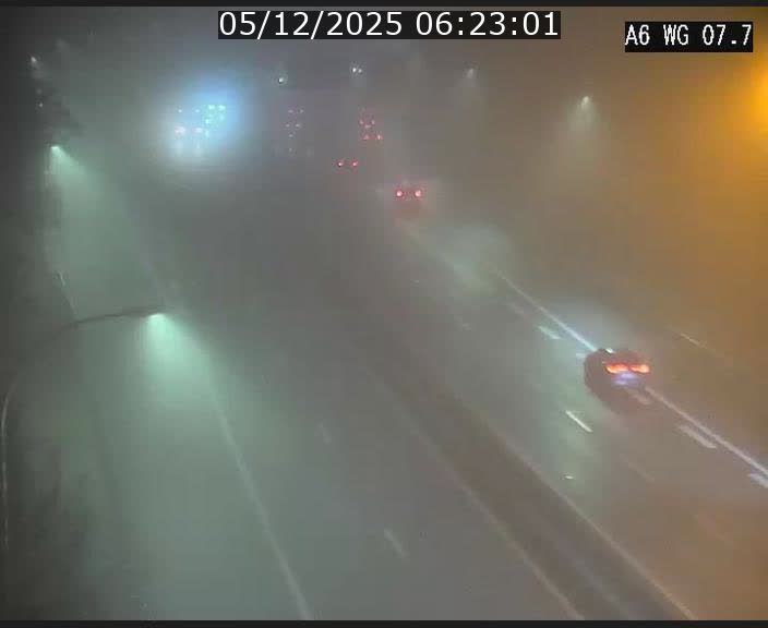 <h2>Traffic live webcam Luxembourg - Bridel - A6 - BK 7.7 - direction Belgique</h2>