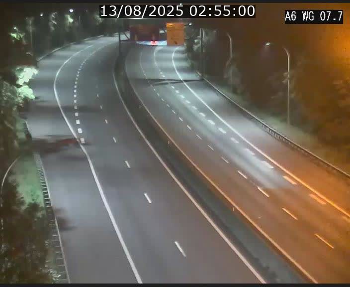 <h2>Traffic live webcam Luxembourg - Bridel - A6 - BK 7.7 - direction Belgique</h2>