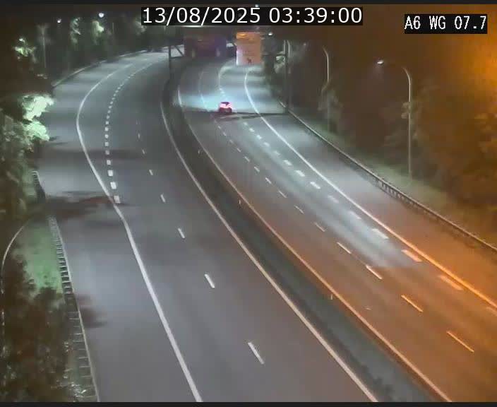 <h2>Traffic live webcam Luxembourg - Bridel - A6 - BK 7.7 - direction Belgique</h2>