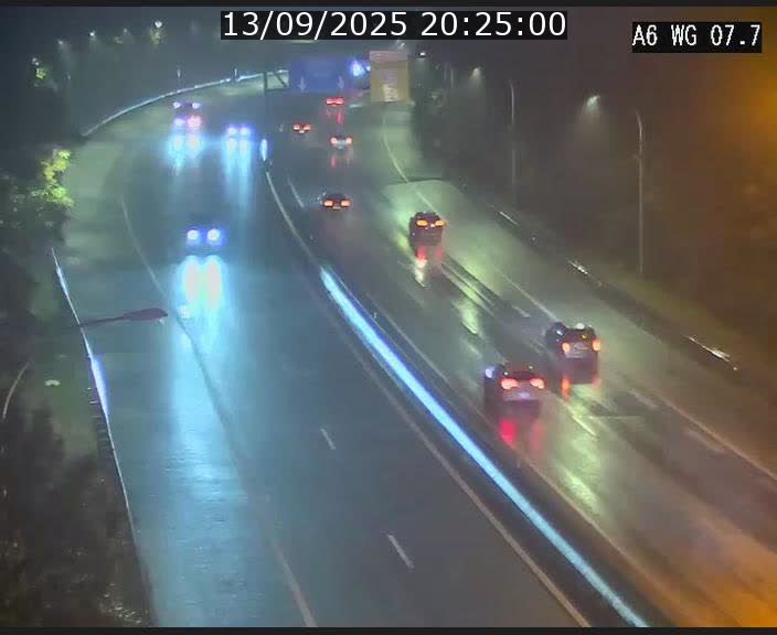 <h2>Traffic live webcam Luxembourg - Bridel - A6 - BK 7.7 - direction Belgique</h2>