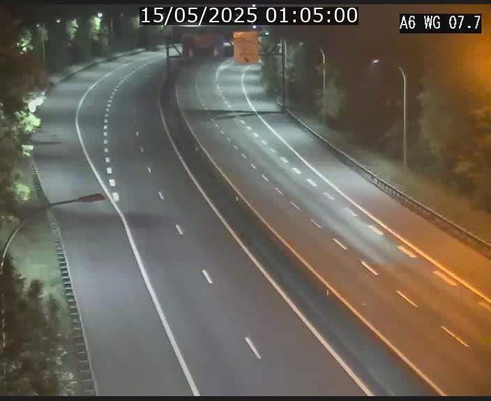 <h2>Traffic live webcam Luxembourg - Bridel - A6 - BK 7.7 - direction Belgique</h2>
