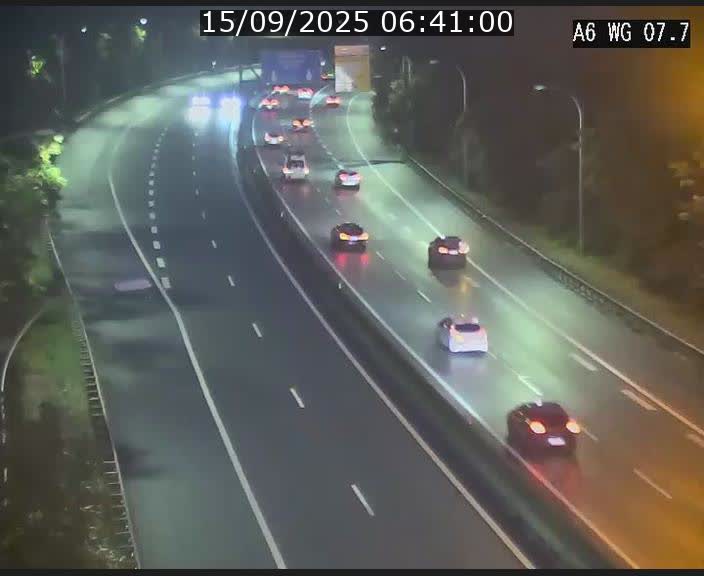 <h2>Traffic live webcam Luxembourg - Bridel - A6 - BK 7.7 - direction Belgique</h2>