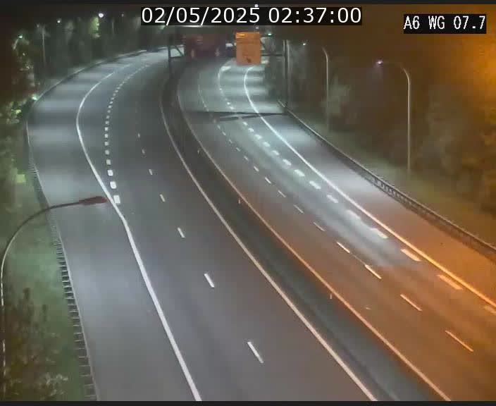 Traffic live webcam Luxembourg - Bridel - A6 - BK 7.7 - direction Belgique
