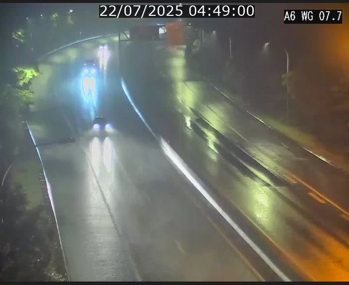 Traffic live webcam Luxembourg - Bridel - A6 - BK 7.7 - direction Belgique