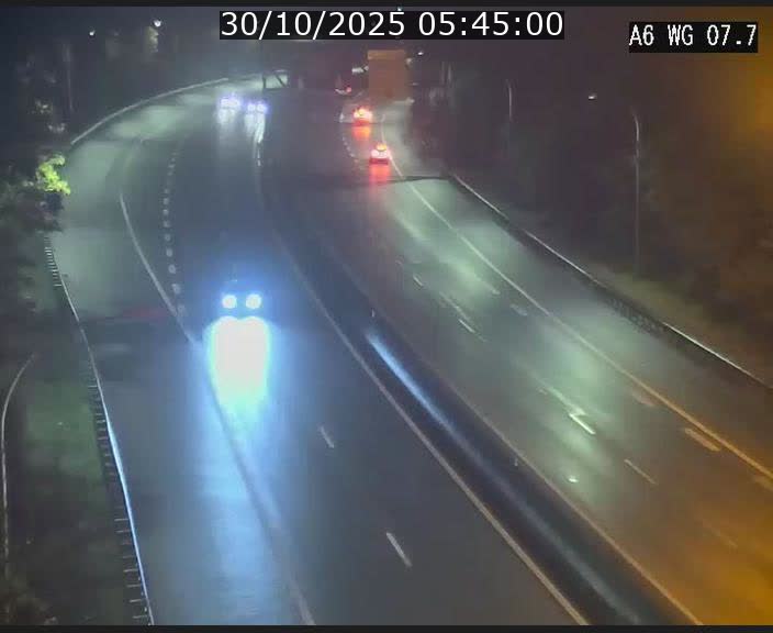 Traffic live webcam Luxembourg - Bridel - A6 - BK 7.7 - direction Belgique
