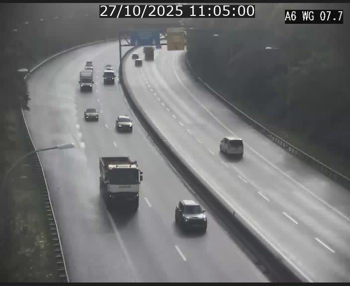 <h2>Traffic live webcam Luxembourg - Bridel - A6 - BK 7.7 - direction Belgique</h2>