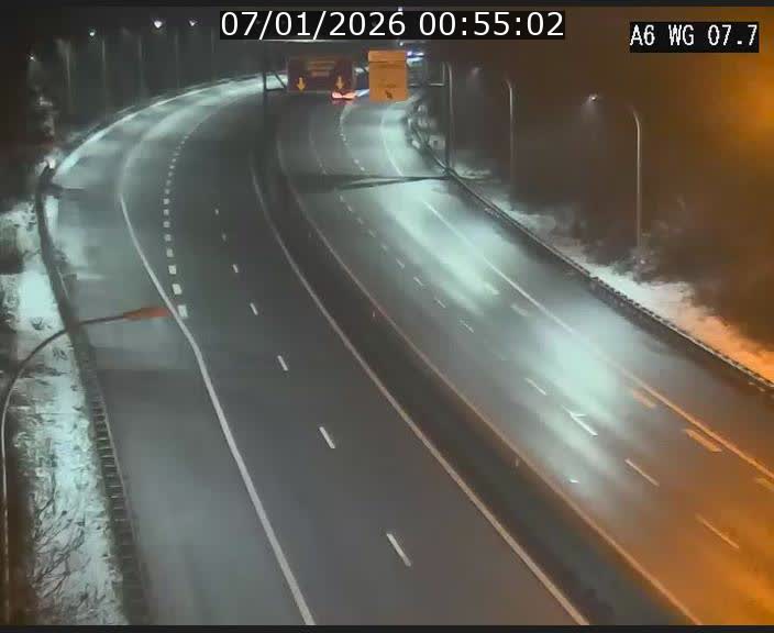 <h2>Traffic live webcam Luxembourg - Bridel - A6 - BK 7.7 - direction Belgique</h2>