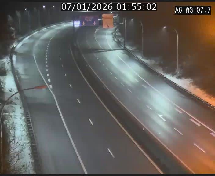 <h2>Traffic live webcam Luxembourg - Bridel - A6 - BK 7.7 - direction Belgique</h2>