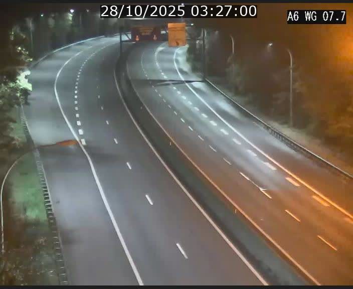 <h2>Traffic live webcam Luxembourg - Bridel - A6 - BK 7.7 - direction Belgique</h2>
