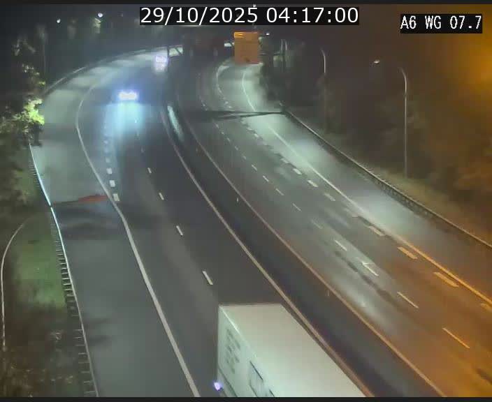<h2>Traffic live webcam Luxembourg - Bridel - A6 - BK 7.7 - direction Belgique</h2>