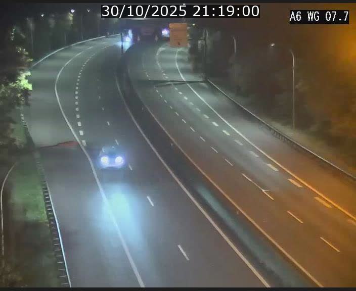 <h2>Traffic live webcam Luxembourg - Bridel - A6 - BK 7.7 - direction Belgique</h2>