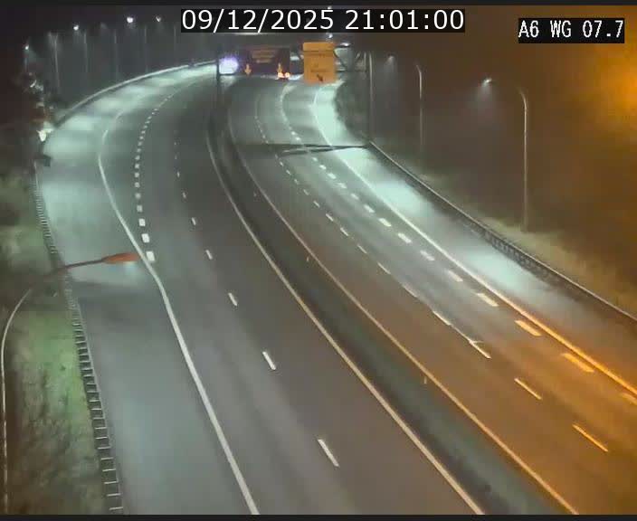 <h2>Traffic live webcam Luxembourg - Bridel - A6 - BK 7.7 - direction Belgique</h2>