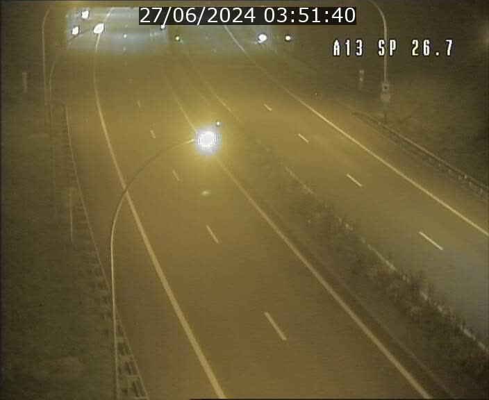 Traffic live webcam Luxembourg Frisange - A13 direction Luxembourg-ville - BK 26.7