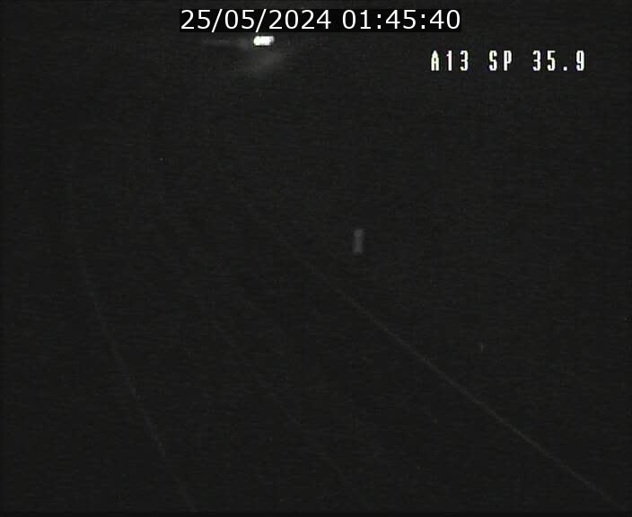 Webcam trafic sur A13 à l'entrée ouest du tunnel Markusbierg à Remerschen. Vue orientée vers Mondorf-les-Bains.