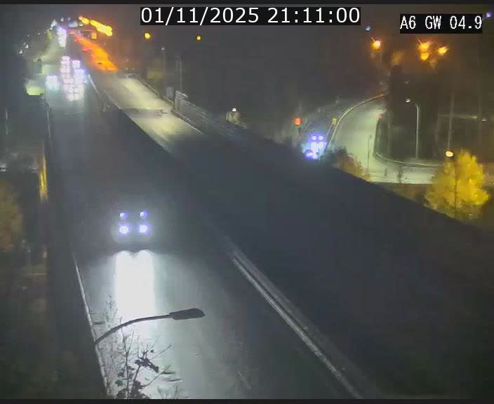 <h2>Traffic live webcam Luxembourg Croix de Cessange - A6 - BK 4.9 - direction Belgique</h2>