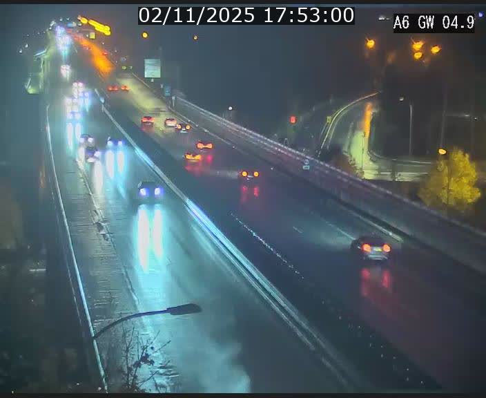 <h2>Traffic live webcam Luxembourg Croix de Cessange - A6 - BK 4.9 - direction Belgique</h2>