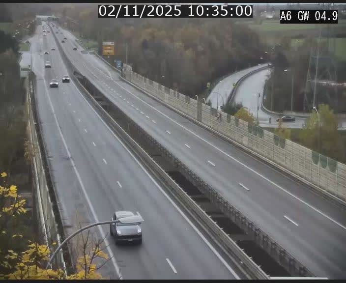 <h2>Traffic live webcam Luxembourg Croix de Cessange - A6 - BK 4.9 - direction Belgique</h2>