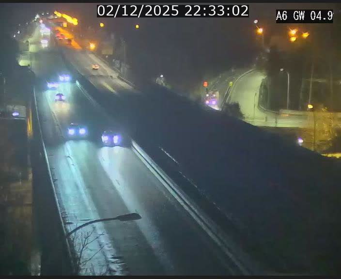 <h2>Traffic live webcam Luxembourg Croix de Cessange - A6 - BK 4.9 - direction Belgique</h2>