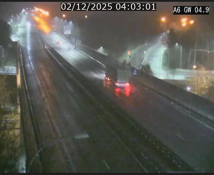 <h2>Traffic live webcam Luxembourg Croix de Cessange - A6 - BK 4.9 - direction Belgique</h2>