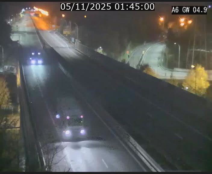 <h2>Traffic live webcam Luxembourg Croix de Cessange - A6 - BK 4.9 - direction Belgique</h2>
