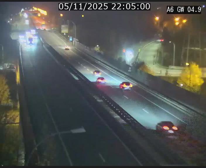 <h2>Traffic live webcam Luxembourg Croix de Cessange - A6 - BK 4.9 - direction Belgique</h2>