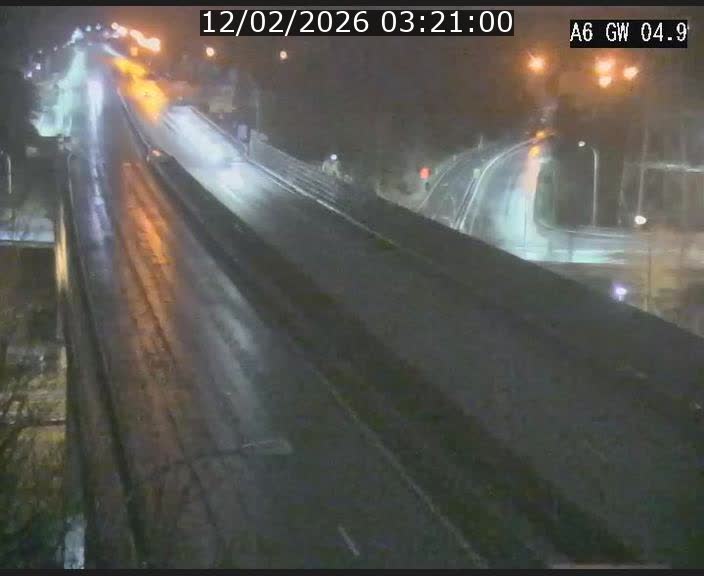 Traffic live webcam Luxembourg Croix de Cessange - A6 - BK 4.9 - direction Belgique