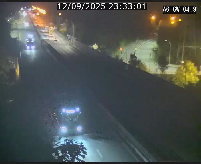<h2>Traffic live webcam Luxembourg Croix de Cessange - A6 - BK 4.9 - direction Belgique</h2>