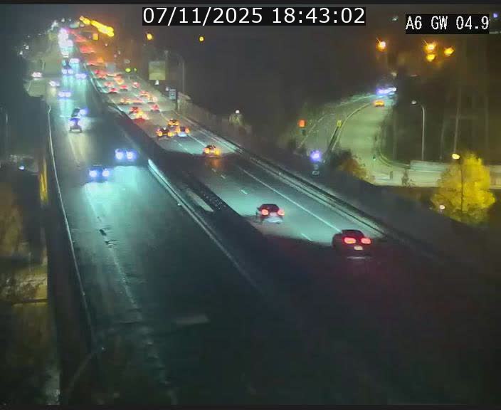 <h2>Traffic live webcam Luxembourg Croix de Cessange - A6 - BK 4.9 - direction Belgique</h2>