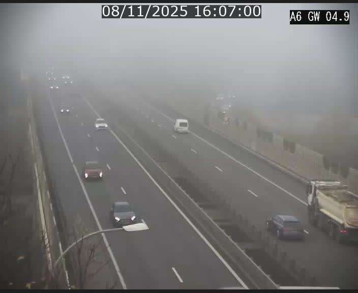 <h2>Traffic live webcam Luxembourg Croix de Cessange - A6 - BK 4.9 - direction Belgique</h2>