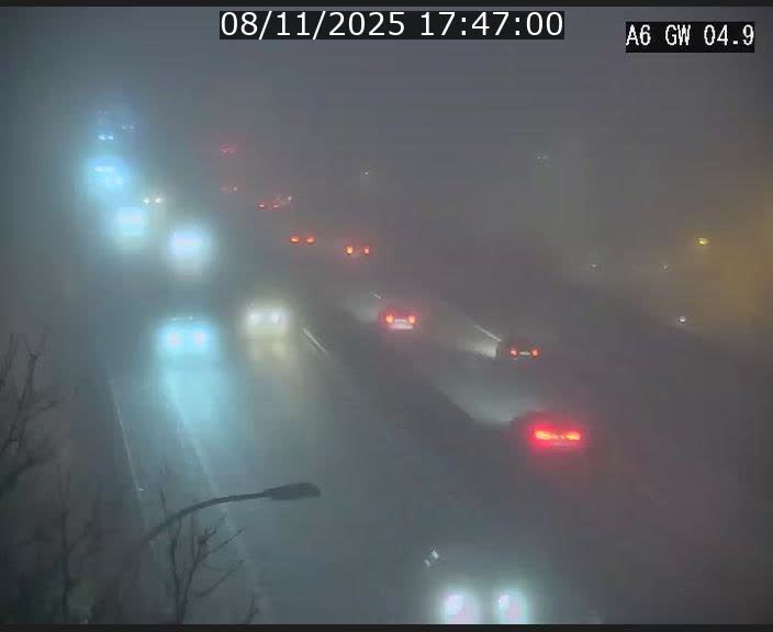 <h2>Traffic live webcam Luxembourg Croix de Cessange - A6 - BK 4.9 - direction Belgique</h2>