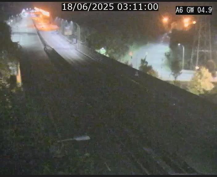 Traffic live webcam Luxembourg Croix de Cessange - A6 - BK 4.9 - direction Belgique