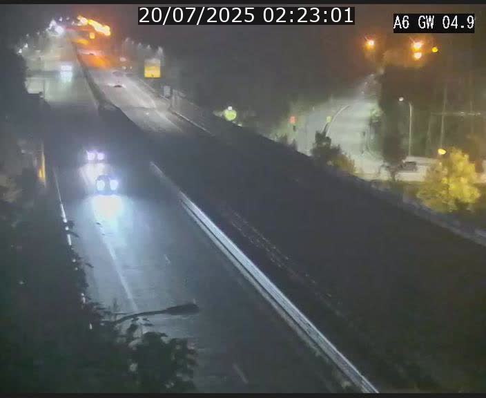 Traffic live webcam Luxembourg Croix de Cessange - A6 - BK 4.9 - direction Belgique