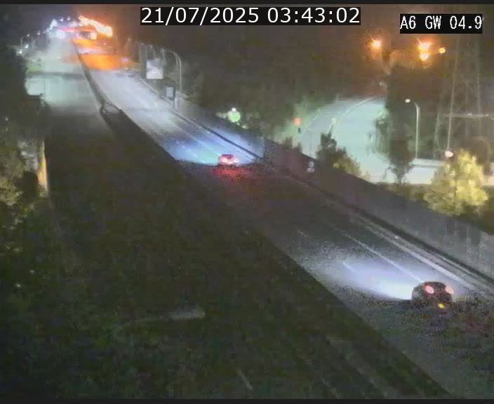 Traffic live webcam Luxembourg Croix de Cessange - A6 - BK 4.9 - direction Belgique