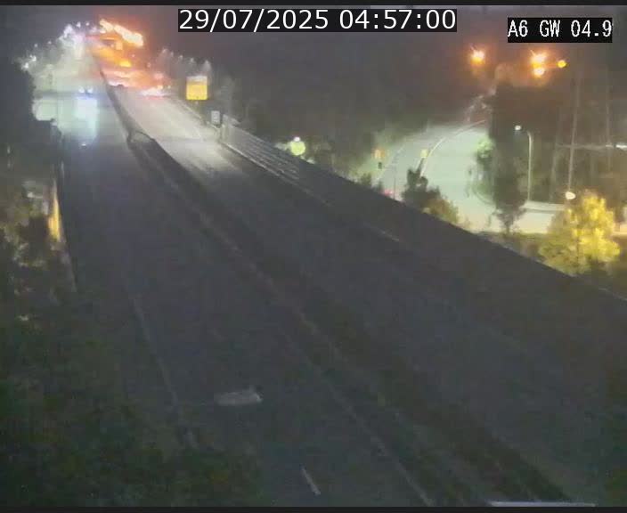 Traffic live webcam Luxembourg Croix de Cessange - A6 - BK 4.9 - direction Belgique