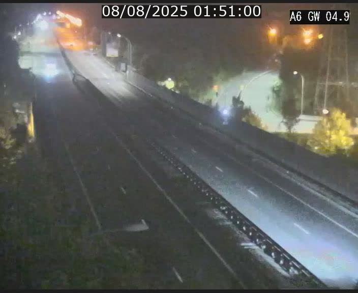 Traffic live webcam Luxembourg Croix de Cessange - A6 - BK 4.9 - direction Belgique