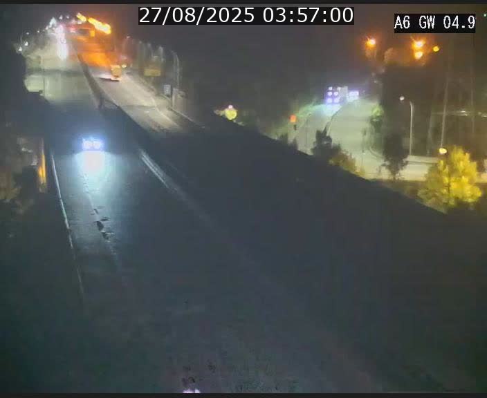 Traffic live webcam Luxembourg Croix de Cessange - A6 - BK 4.9 - direction Belgique