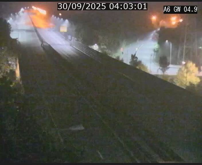 Traffic live webcam Luxembourg Croix de Cessange - A6 - BK 4.9 - direction Belgique