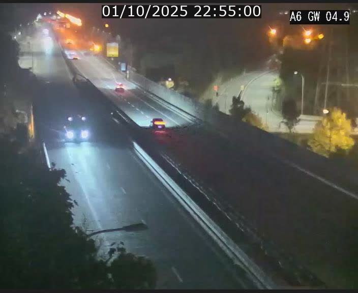 Traffic live webcam Luxembourg Croix de Cessange - A6 - BK 4.9 - direction Belgique