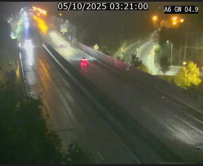 Traffic live webcam Luxembourg Croix de Cessange - A6 - BK 4.9 - direction Belgique
