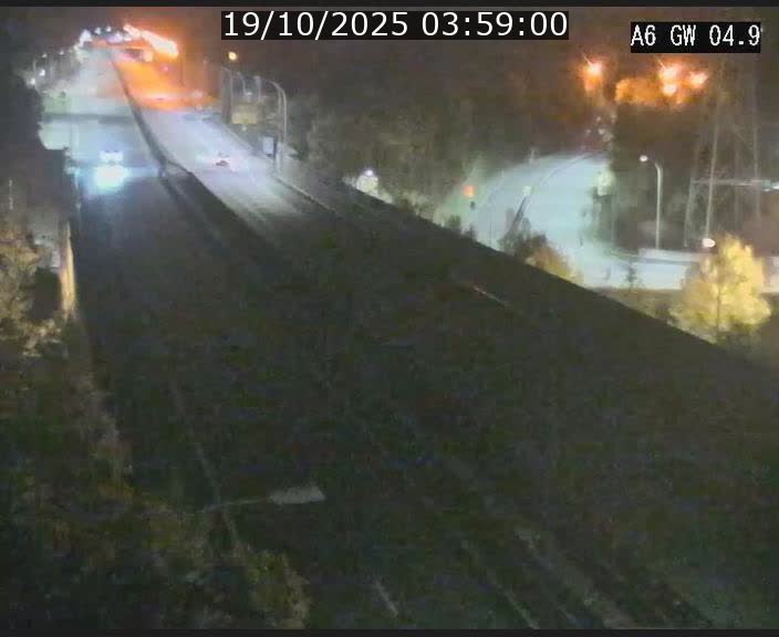 Traffic live webcam Luxembourg Croix de Cessange - A6 - BK 4.9 - direction Belgique