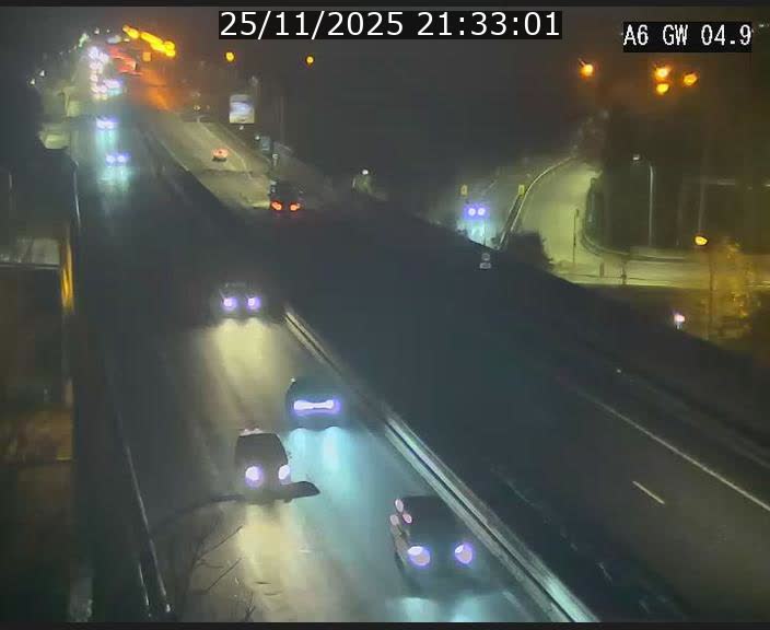 <h2>Traffic live webcam Luxembourg Croix de Cessange - A6 - BK 4.9 - direction Belgique</h2>