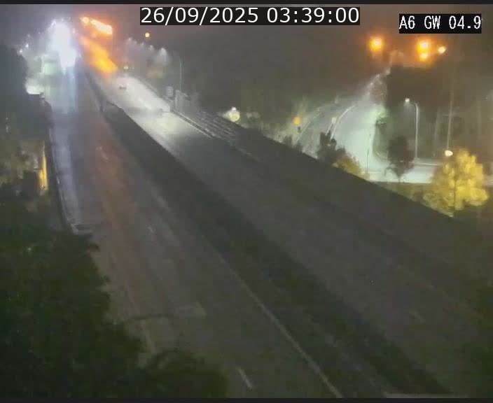 Traffic live webcam Luxembourg Croix de Cessange - A6 - BK 4.9 - direction Belgique