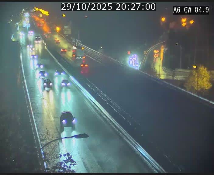 <h2>Traffic live webcam Luxembourg Croix de Cessange - A6 - BK 4.9 - direction Belgique</h2>